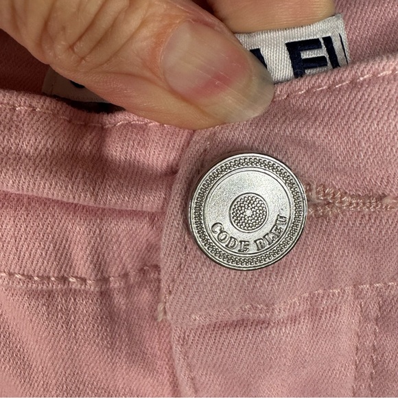 Code Bleu Pink Jean Shorts Casual Summer Wear - Picture 5 of 6